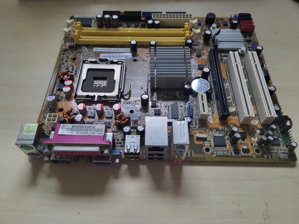 Asus P5KPL VM/V  Moederbord, Gebruikt, Ophalen of Verzenden, DDR2, ATX