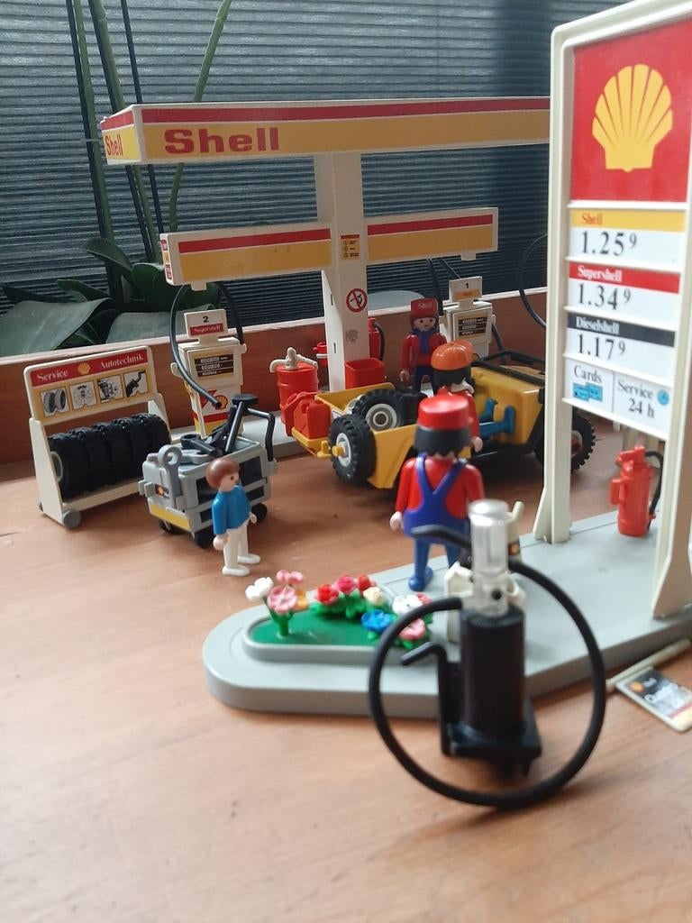 Playmobil Shell tankstation, Ophalen of Verzenden, Nieuw
