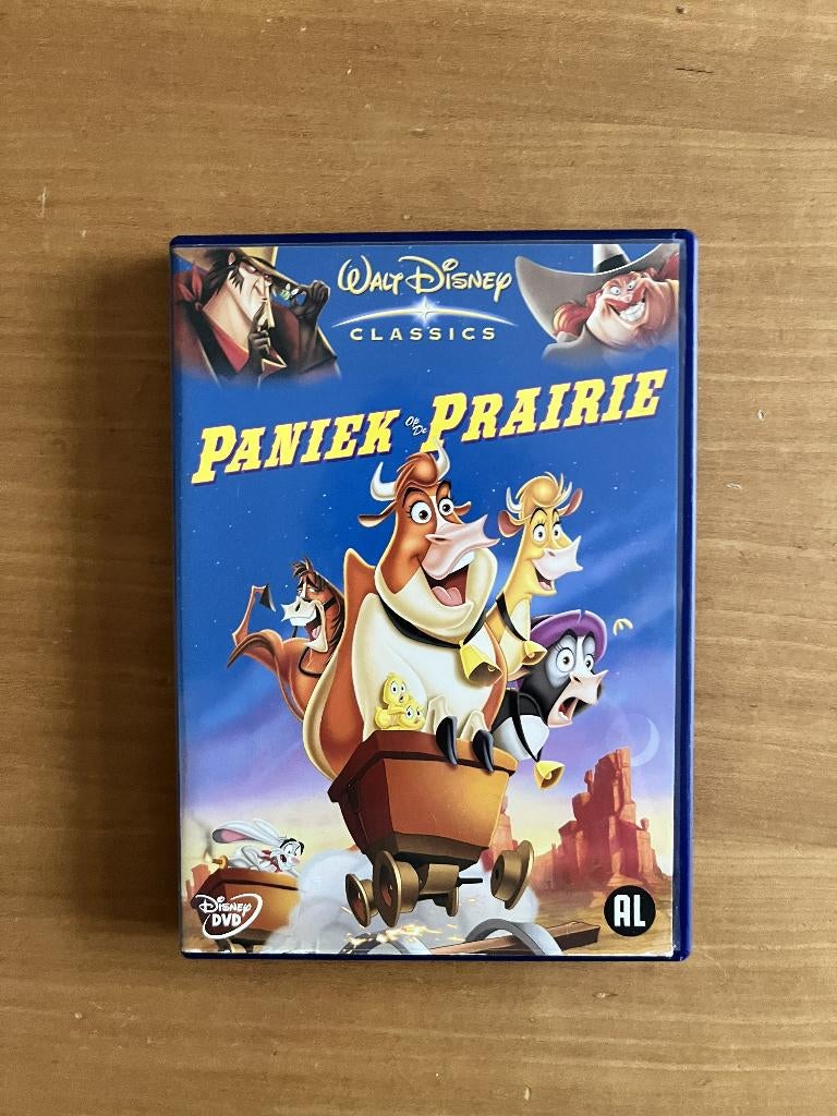 DVD Paniek op de Prairie, Walt Disney Classics, Cd's en Dvd's, Dvd's | Tekenfilms en Animatie, Zo goed als nieuw, Amerikaans, Tekenfilm