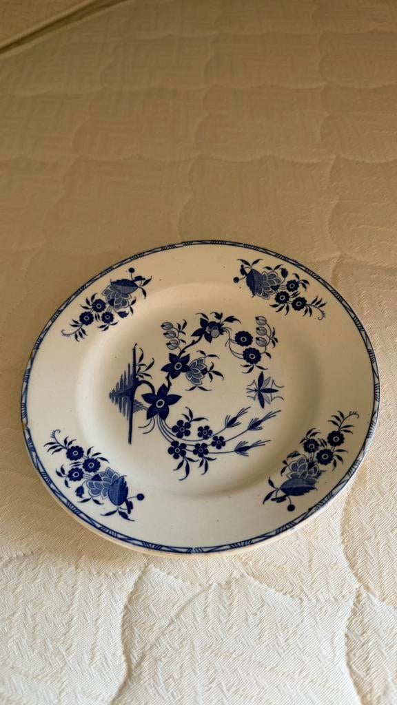 Vintage schaal Boch Frères La Louviere II Grand Bouquet, Ophalen of Verzenden