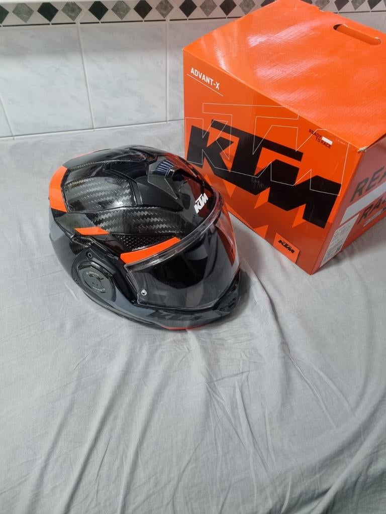 KTM Advant X Carbon Helmet maat L, kleur Oranje, zwart,, Motoren, Overige merken, Ophalen of Verzenden, Nieuw zonder kaartje, L