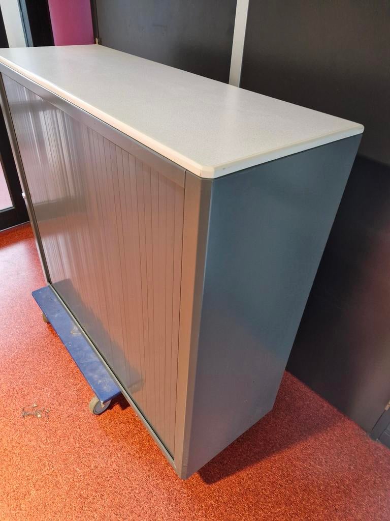 EromesRoldeurkast / archiefkast antraciet half hoog 112h, Huis en Inrichting, Ophalen, 100 tot 150 cm, Vst, Industriestraat 5
