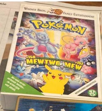 Pokémon The First Movie - Mewtwo vs mew, videoband, Cd's en Dvd's, Alle leeftijden, Ophalen of Verzenden, Zo goed als nieuw, Overige typen