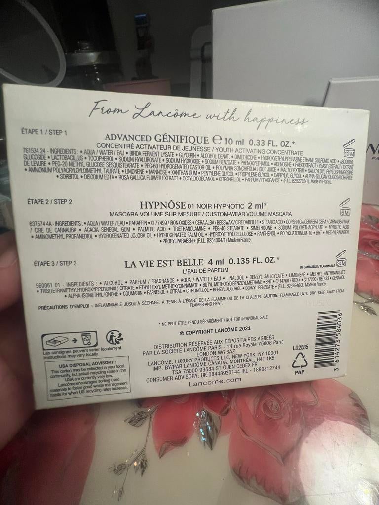 Lancome Cadeauset - Nieuw!, Verzenden, Nieuw, Bodylotion, Crème of Olie