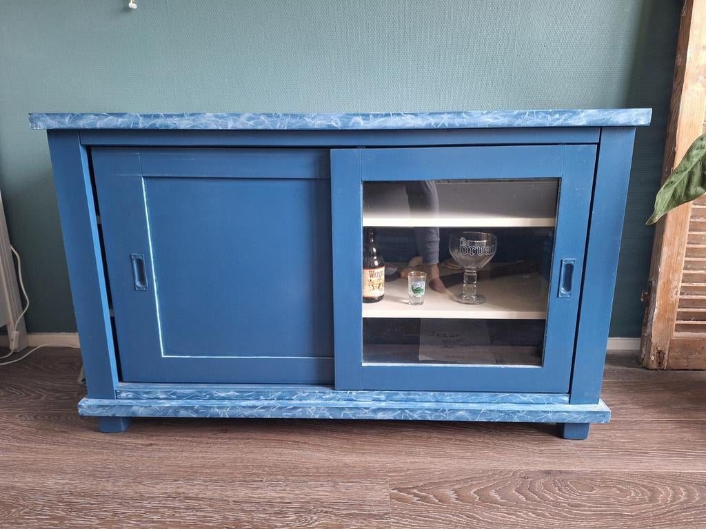Eiken TV-meubel - 115x70x50 cm, Huis en Inrichting, Kasten | Televisiemeubels, Ophalen of Verzenden