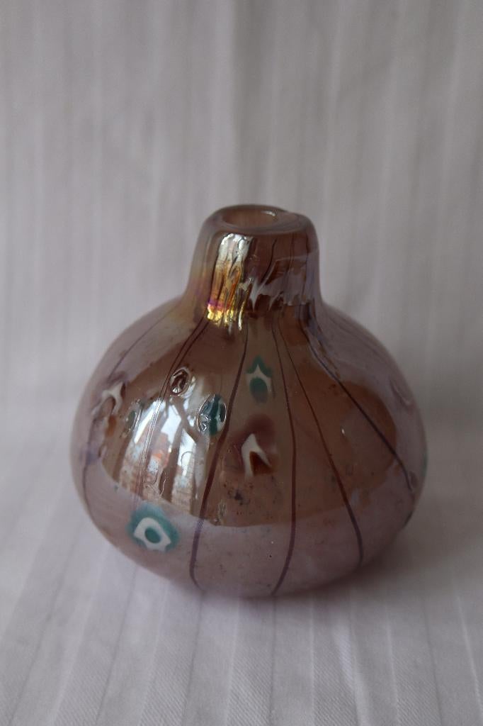 Murano millefiori stijl glazen vaas Des Pots, Antiek en Kunst, Ophalen of Verzenden
