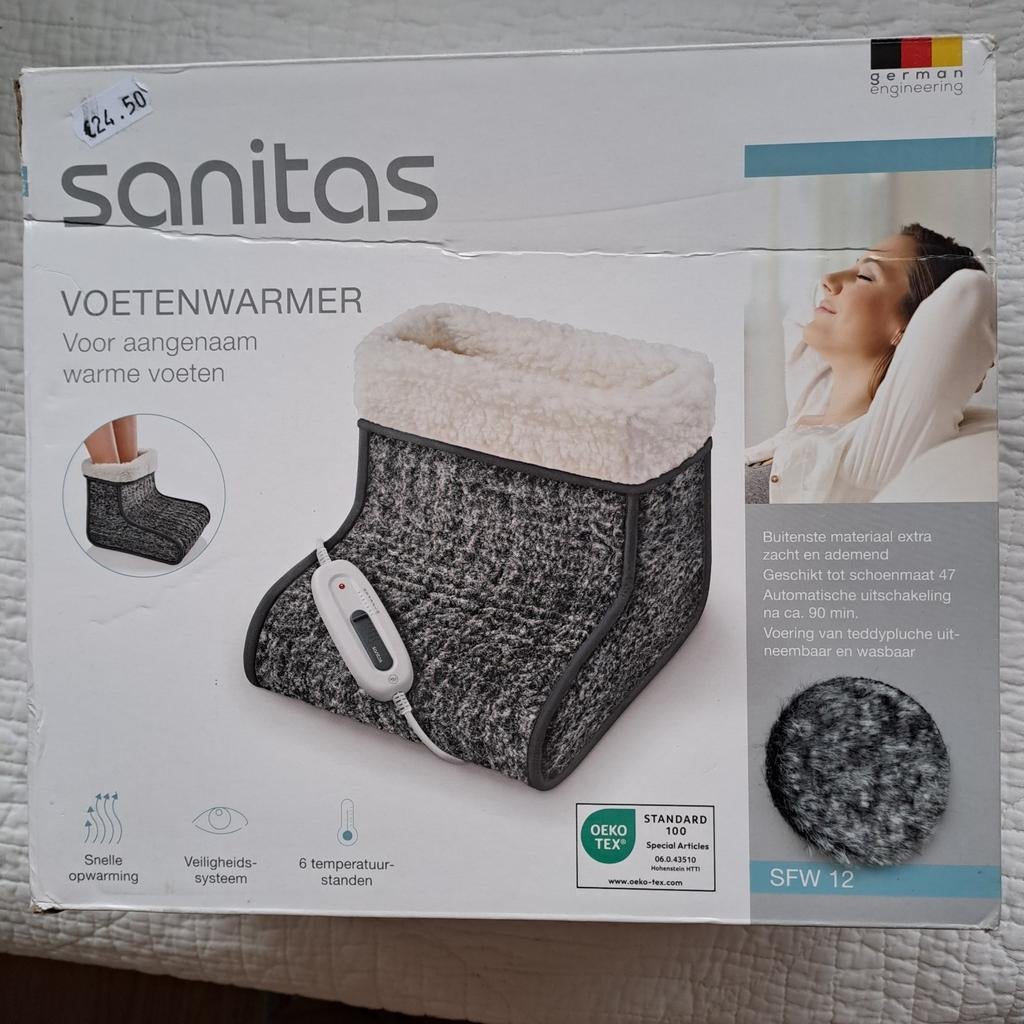 Sanitas voetenwarmer, Witgoed en Apparatuur, Persoonlijke-verzorgingsapparatuur, Ophalen of Verzenden, Hand- en Voetverzorging