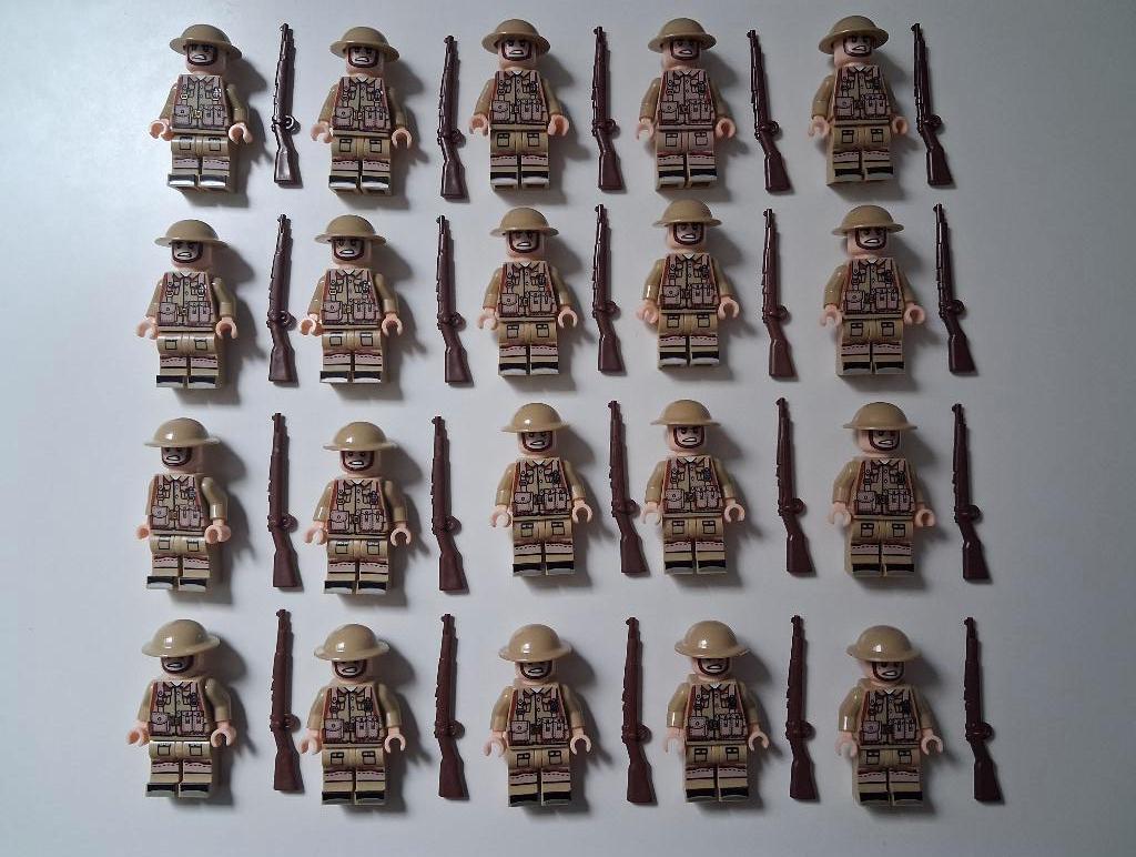 20 Britse Soldaten WOII, Verzamelen, Militaria | Tweede Wereldoorlog, Landmacht, Engeland, Ophalen of Verzenden