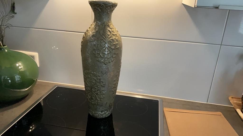 50 cm hoge deco vaas alleen ophalen, Overige kleuren, 50 tot 75 cm, Ophalen of Verzenden, Glas