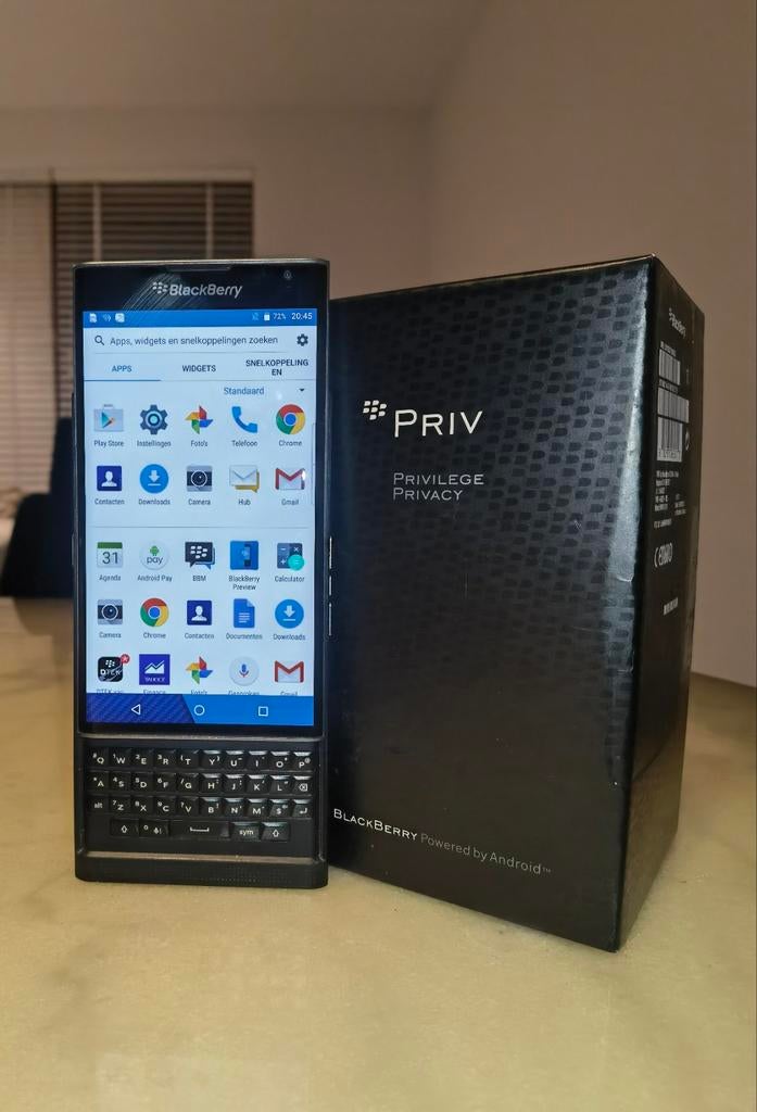 Schitterend blackberry priv met android system  Hier kan je, Telecommunicatie, Ophalen of Verzenden, Zo goed als nieuw