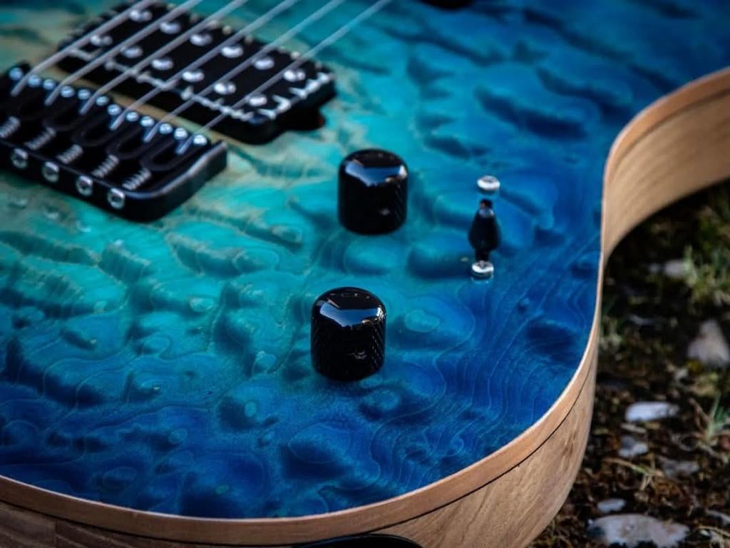 Wel Guitars Elysium Cerulean Blue Burst 2023, Ophalen of Verzenden, Zo goed als nieuw, Solid body, Overige merken