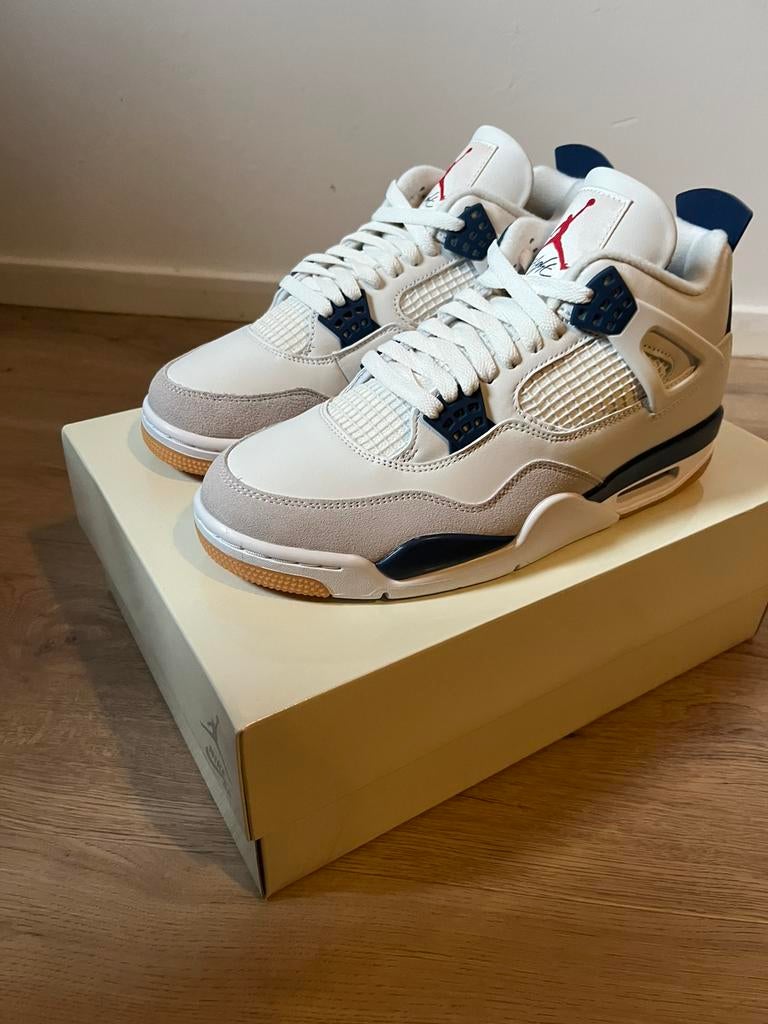 Nike SB x Jordan 4 navy, Kleding | Heren, Schoenen, Nieuw, Sneakers of Gympen, Blauw, Ophalen of Verzenden