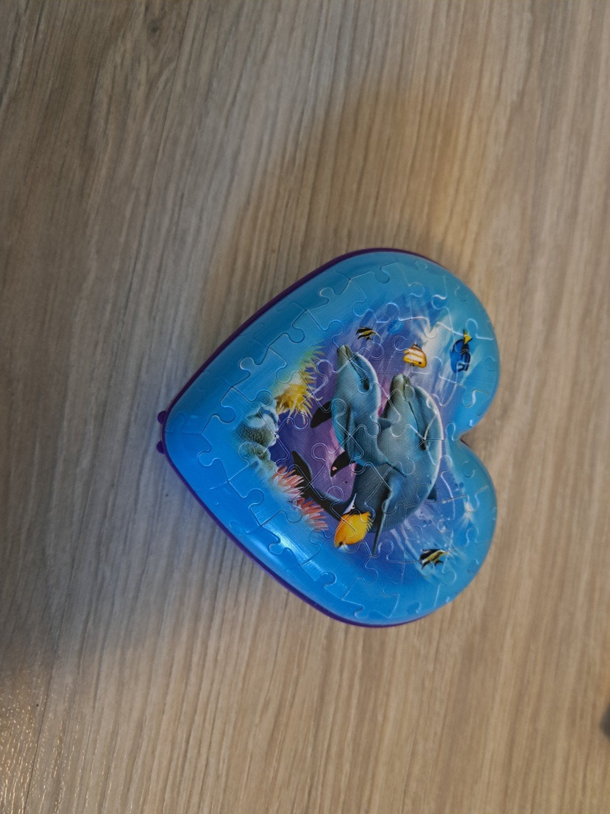 Hartjes Puzzel met Opbergbakje - 54 Stukjes, Ophalen of Verzenden, Meer dan 50 stukjes, Gebruikt, 4 tot 6 jaar