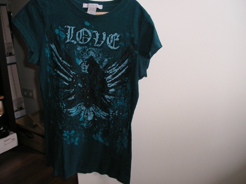Groen t-shirt Charlotte Russe. Maat S., Ophalen of Verzenden, Zo goed als nieuw, Korte mouw, Maat 36 (S)