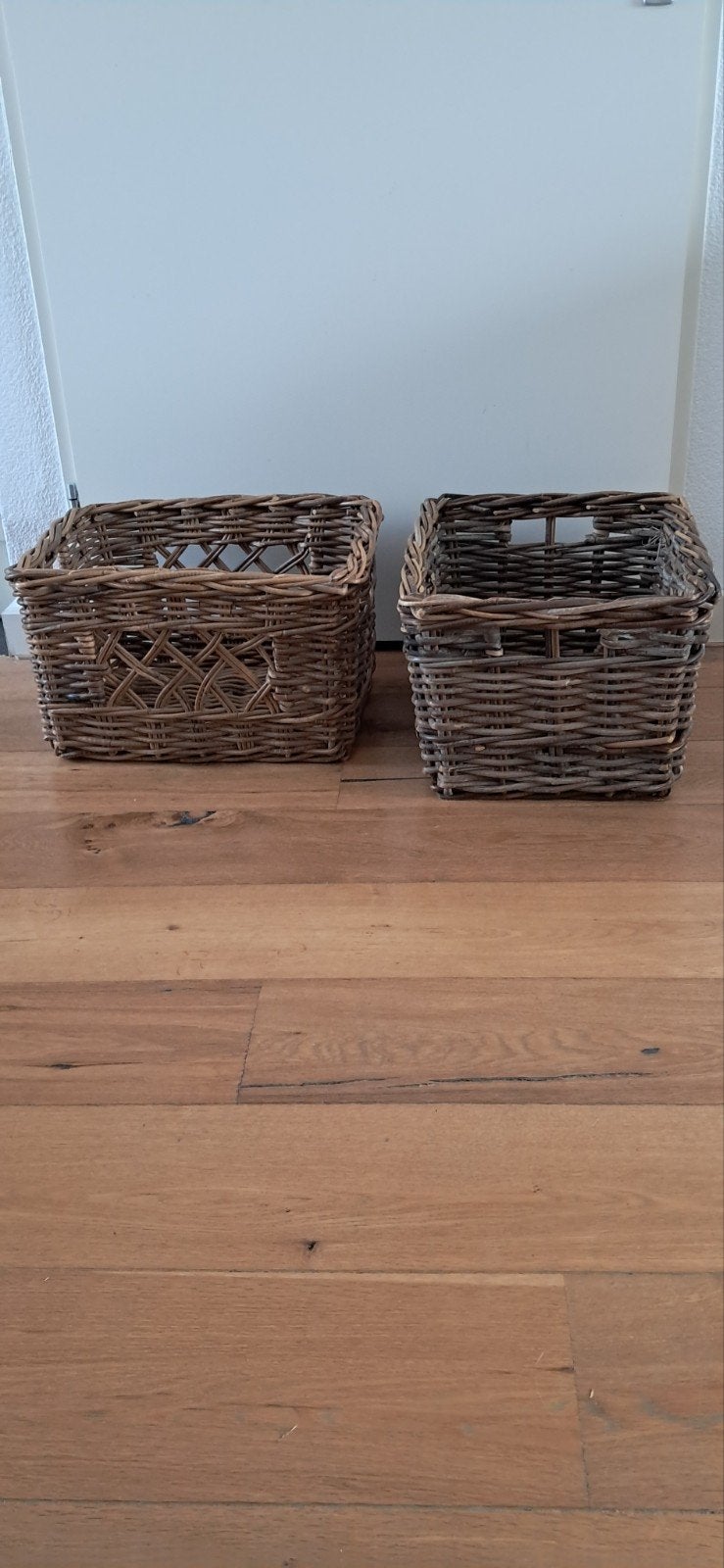 Set Rotan Manden:, Ophalen of Verzenden, Rond, Riet