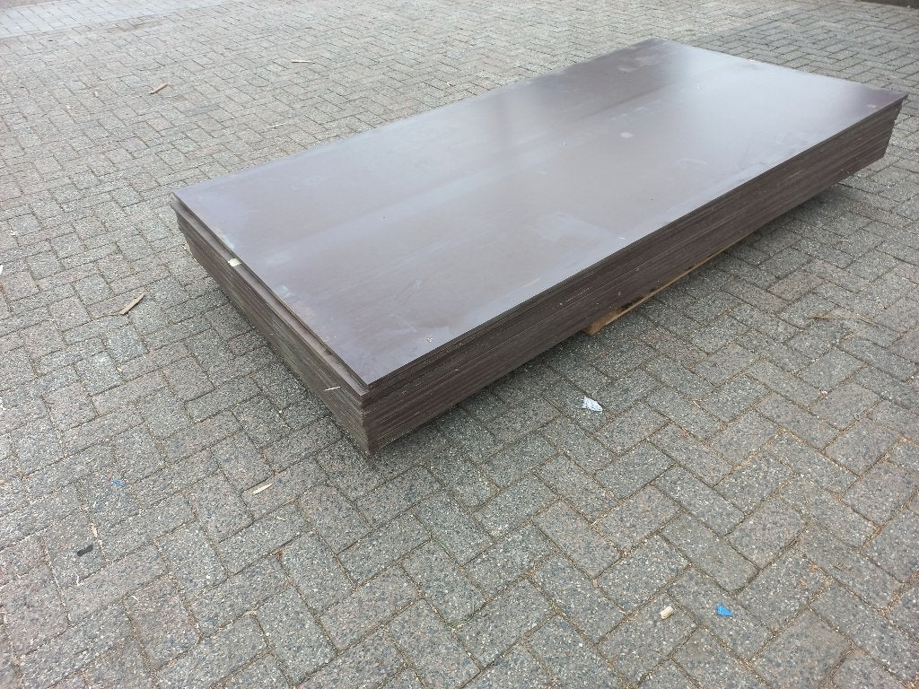 Betonplex platen 18 mm – 125 x 250 cm – glad / antislip, Doe-het-zelf en Verbouw, Ophalen, Zo goed als nieuw, Betonplex, Minder dan 20 mm