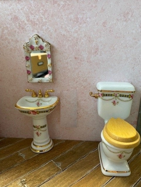 poppenhuis Reutter badkamer "Victoria", Ophalen of Verzenden, Nieuw, Poppenhuis