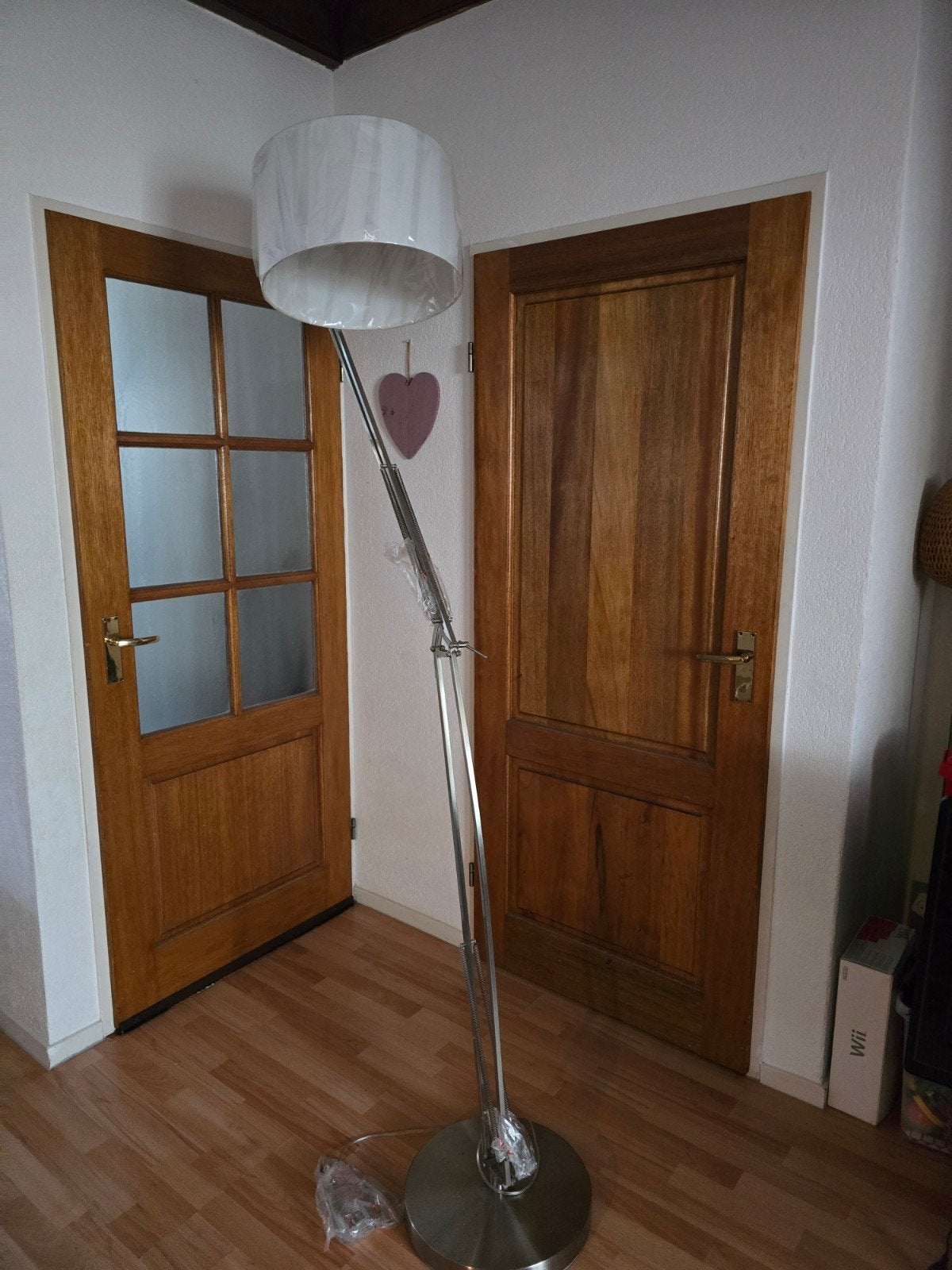 IKEA vloerlamp - Zo goed als nieuw, 150 tot 200 cm, E27 (groot), Ophalen of Verzenden, Textiel