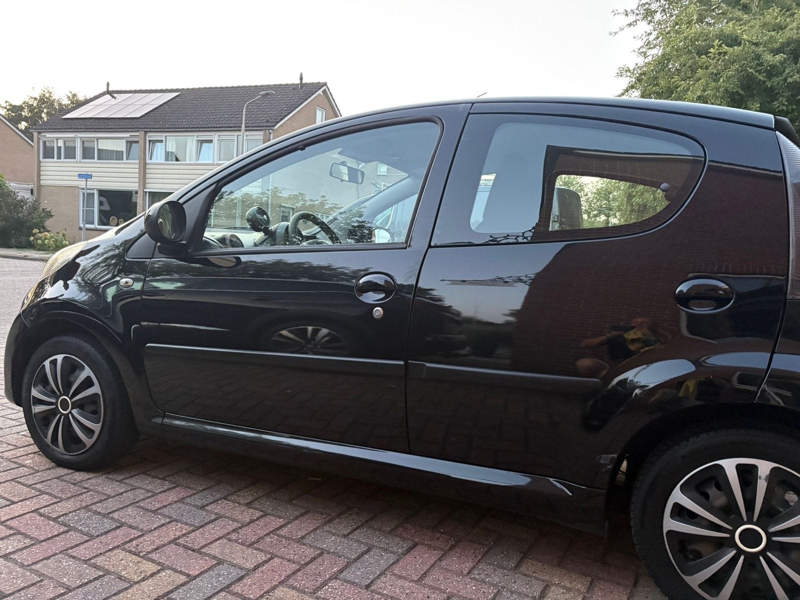 Citroën C1 1.0 5-DRS 2009 Zwart, Auto's, Voorwielaandrijving, 4 stoelen, C1, Origineel Nederlands