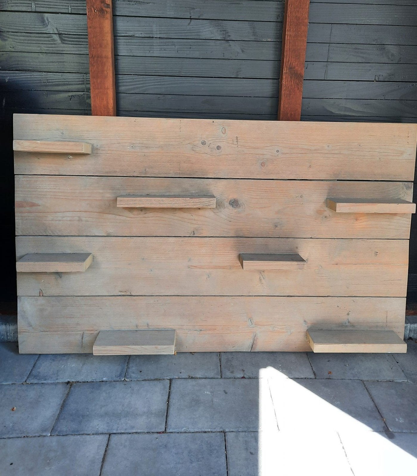 Wandplank steigerhout (130x78), Ophalen, Zo goed als nieuw