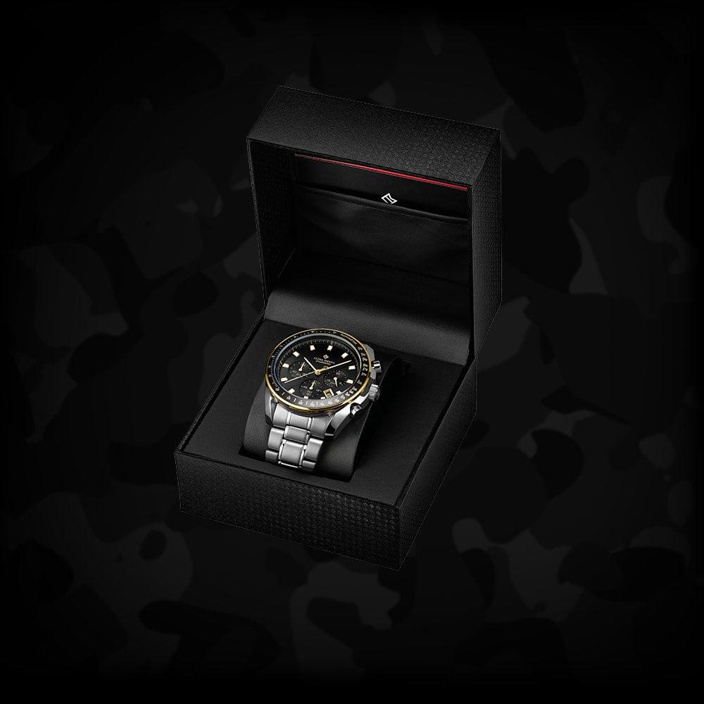 Alpha Sierra herenhorloge, Sieraden, Tassen en Uiterlijk, Horloges | Heren, Ophalen of Verzenden, Zo goed als nieuw, Staal, Overige merken