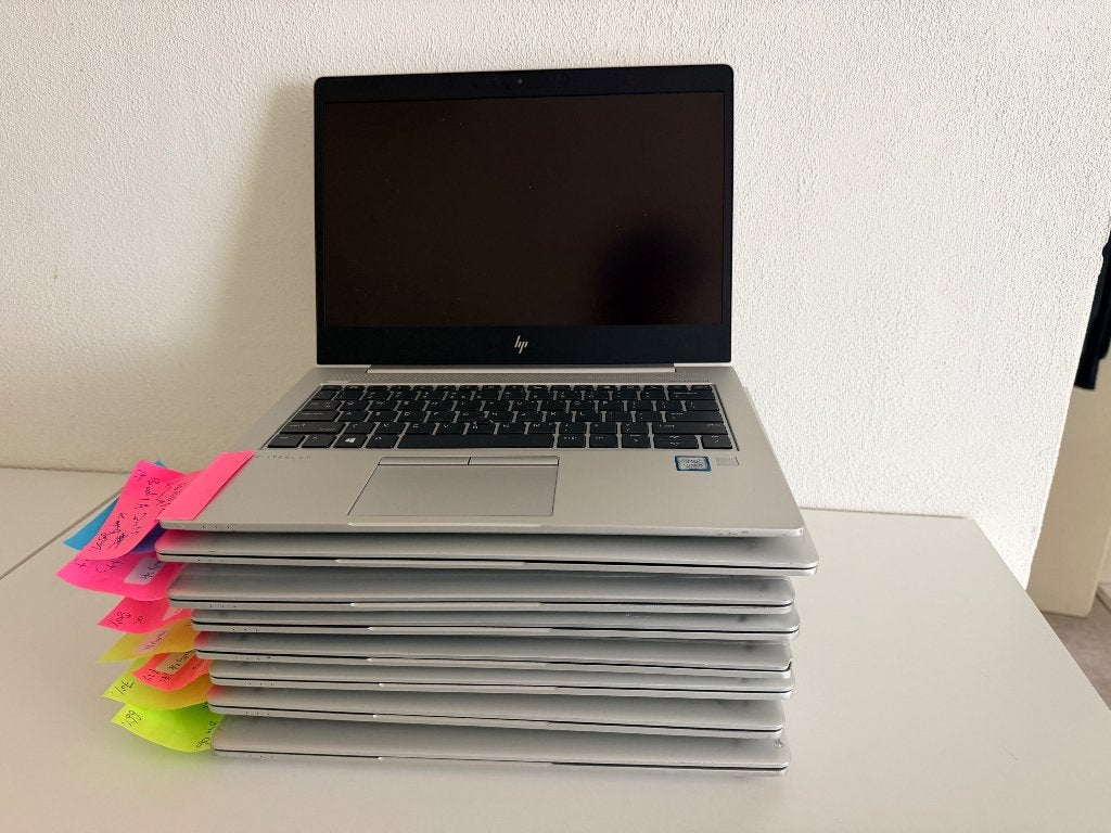 Partij 7x hp Elitebook 830 G6, Computers en Software, Ophalen, Qwerty, 8 GB, 13 inch