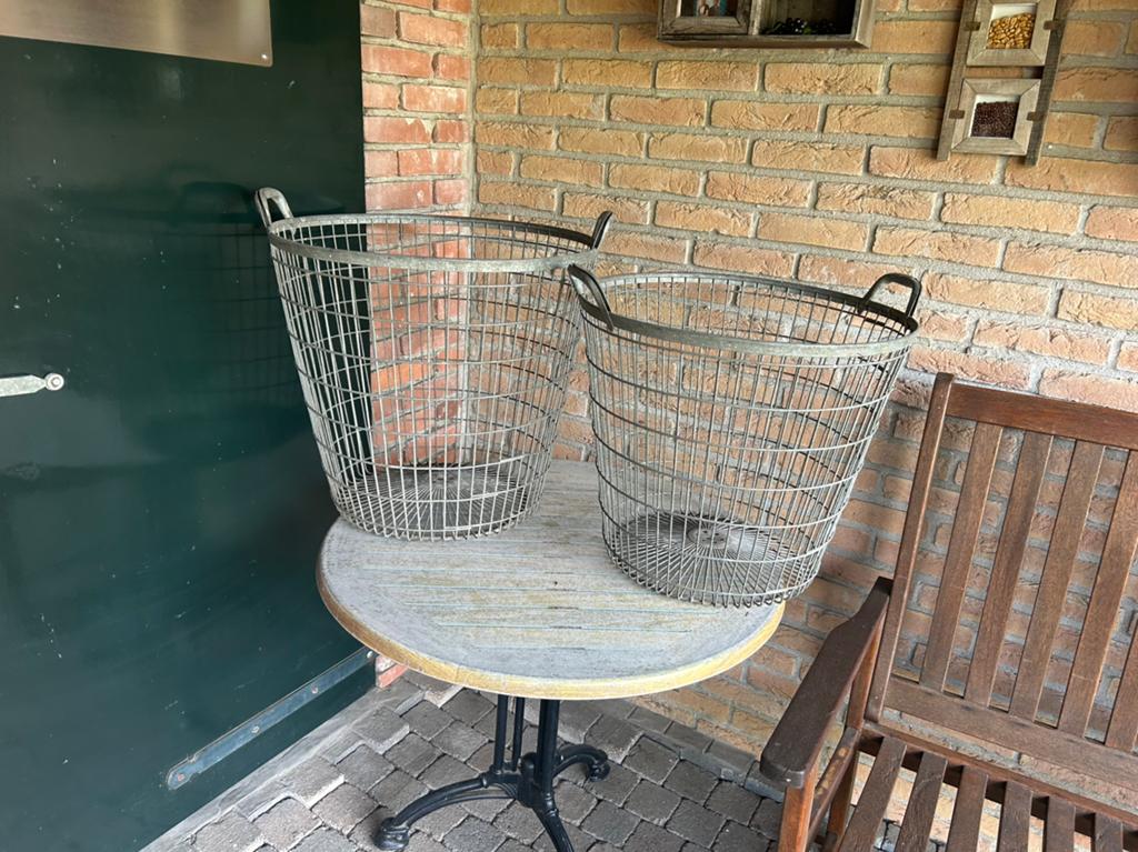 Twee aardappel / fruit / tuinmanden, Tuin en Terras, Ophalen, Zo goed als nieuw