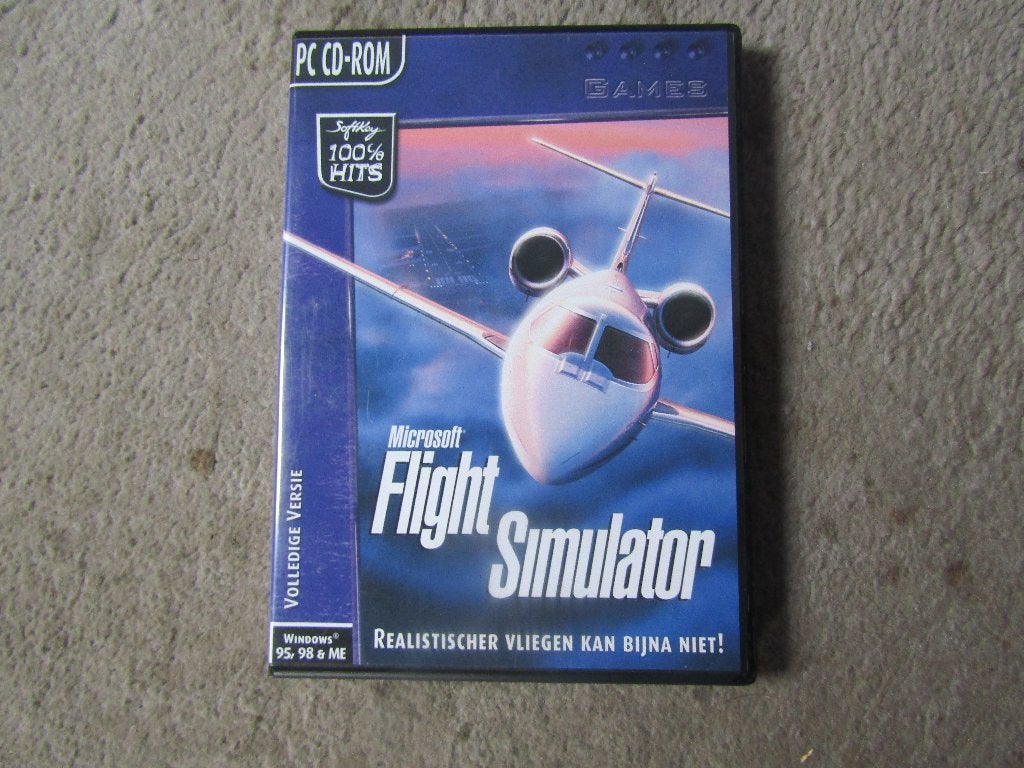 Cd-rom: Microsoft Flight simulator - volledige versie, Spelcomputers en Games, Games | Pc, Gebruikt, Simulatie, 1 speler, Vanaf 12 jaar