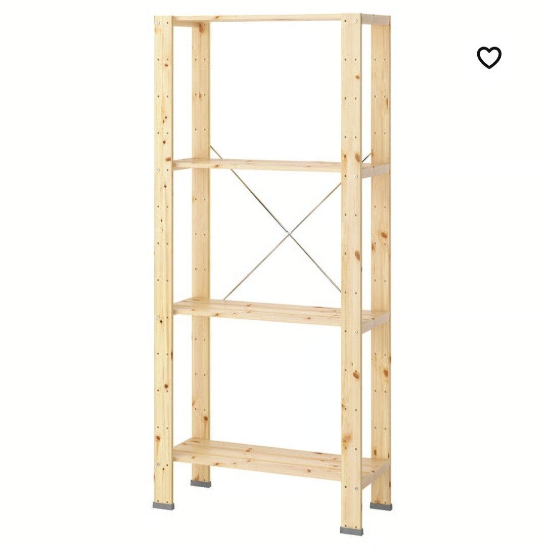 IKEA HEJNE Stellingkast met 15 planken en 4 staanders, Ophalen, Gebruikt
