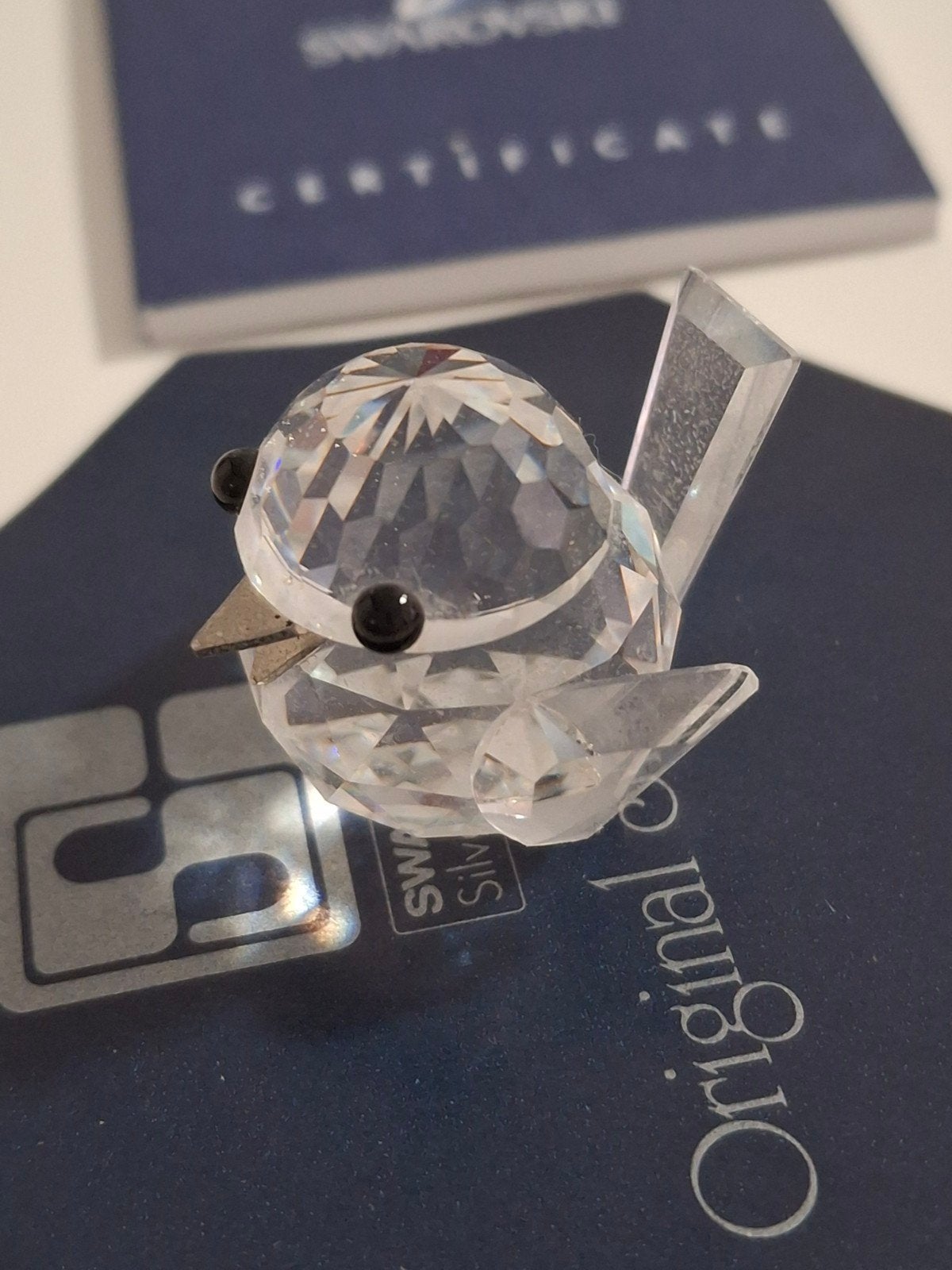 Swarovski Kristallen Vogel Figuur - Zo goed als nieuw, Verzamelen, Ophalen of Verzenden, Zo goed als nieuw, Figuurtje