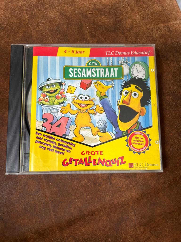 Sesamstraat - grote getallen quiz, Cd's en Dvd's, Cd's | Kinderen en Jeugd, Ophalen of Verzenden, Zo goed als nieuw
