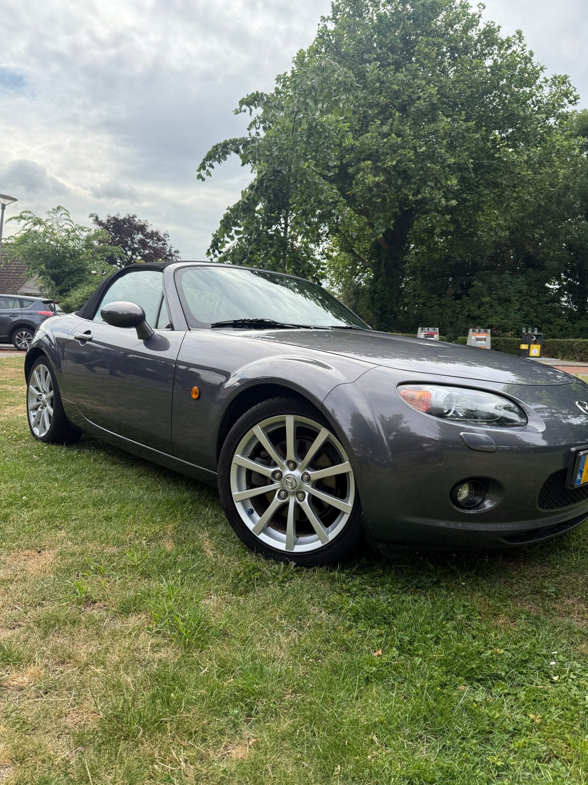 Mazda MX-5 2.0 Touring 2006 Grijs, Auto's, 13 km/l, Achterwielaandrijving, Zwart, 4 cilinders