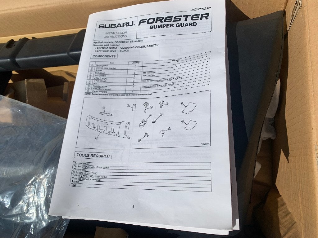 Subaru Forester bumper guard., Auto-onderdelen, Overige Auto-onderdelen, Subaru, Nieuw, Ophalen