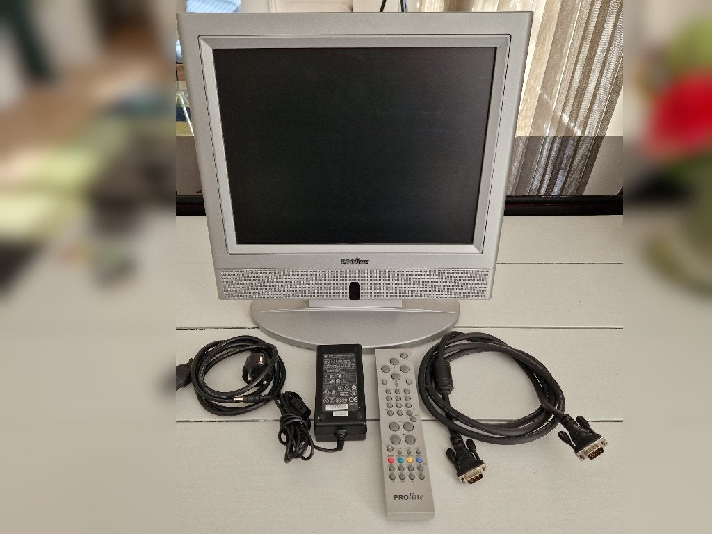 PROline LD1501G 15" LCD TV / Monitor, Audio, Tv en Foto, Televisies, Gebruikt, 50 Hz, LCD, Minder dan 40 cm