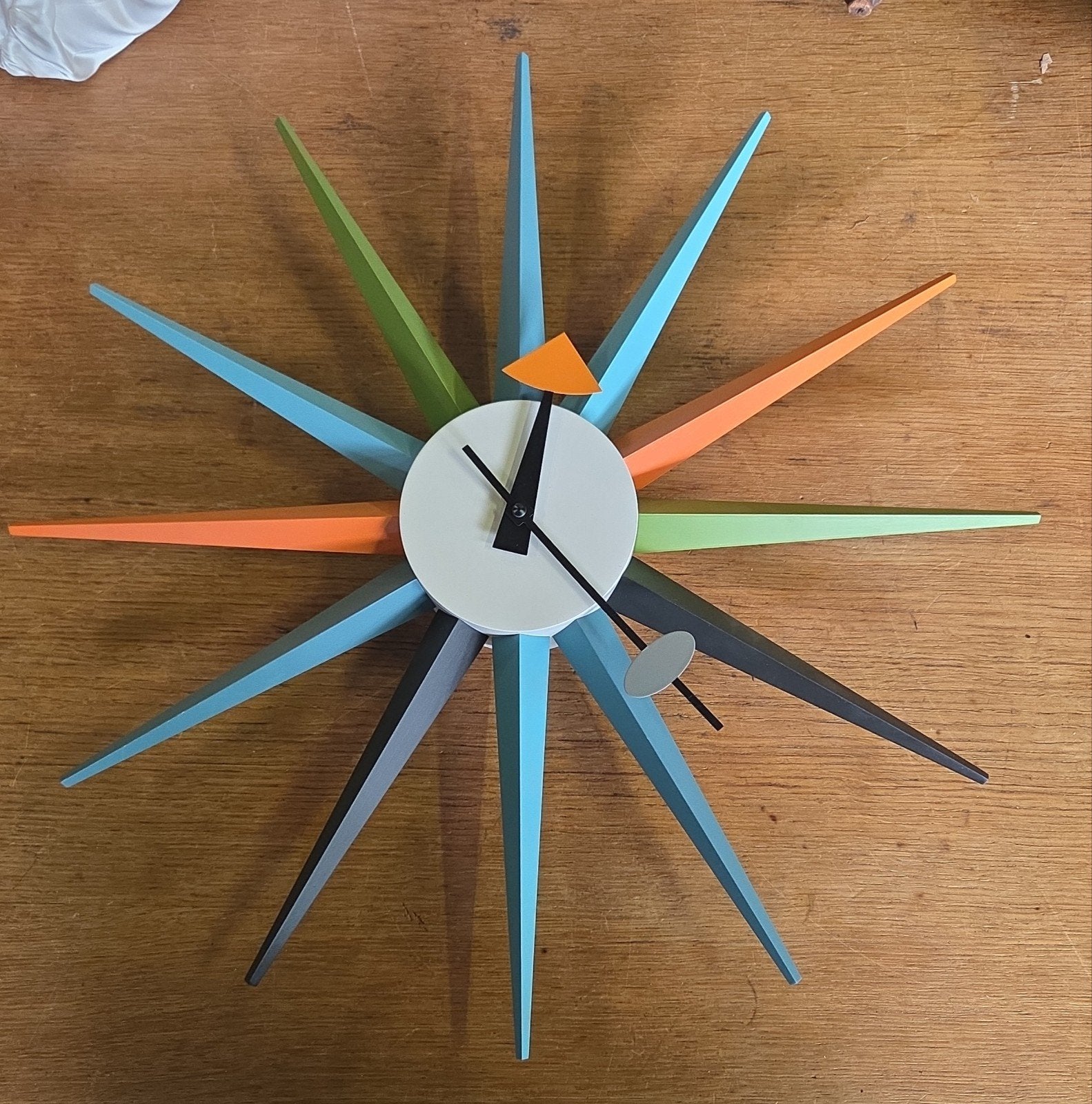 Vitra Sunburst Clock George Nelson, Ophalen, Zo goed als nieuw, X, X