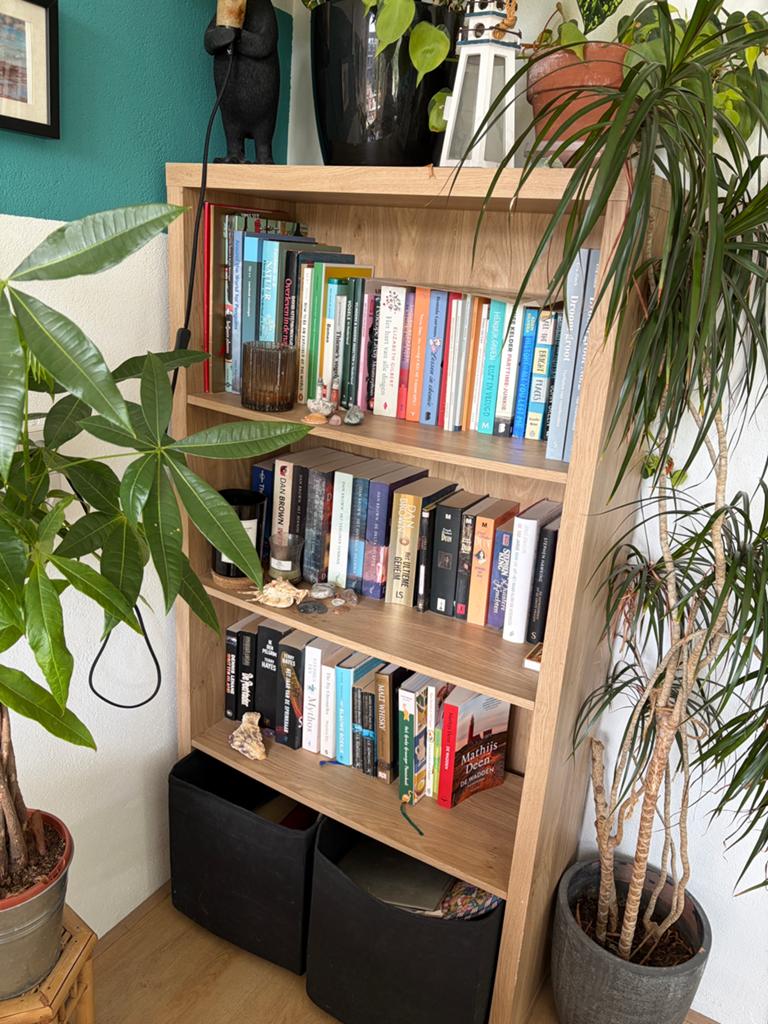 Gratis boekenkast, Ophalen, Met plank(en), Gebruikt, 100 tot 150 cm