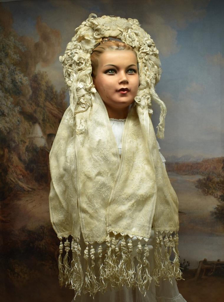Oude Franse Poffer."Uit Aletta's Tijd", Ophalen of Verzenden