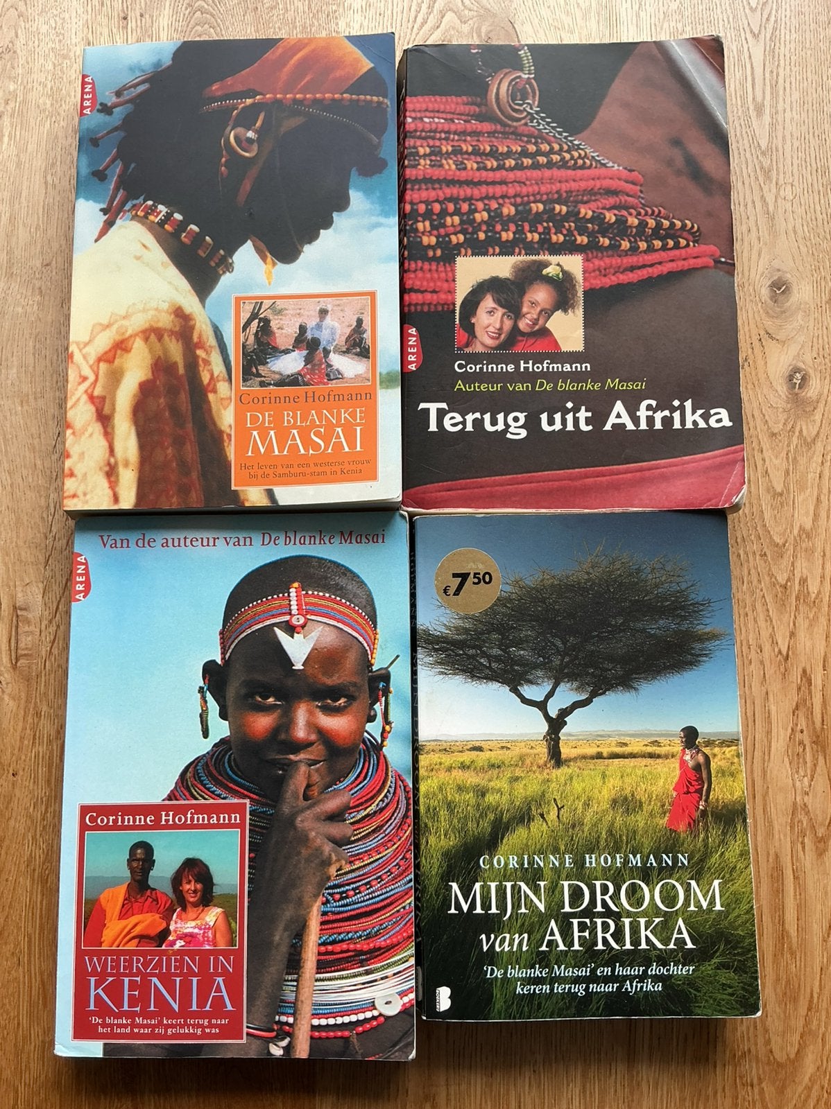 Complete serie Corinne Hofmann de Blanke Masai, Ophalen of Verzenden, Gelezen