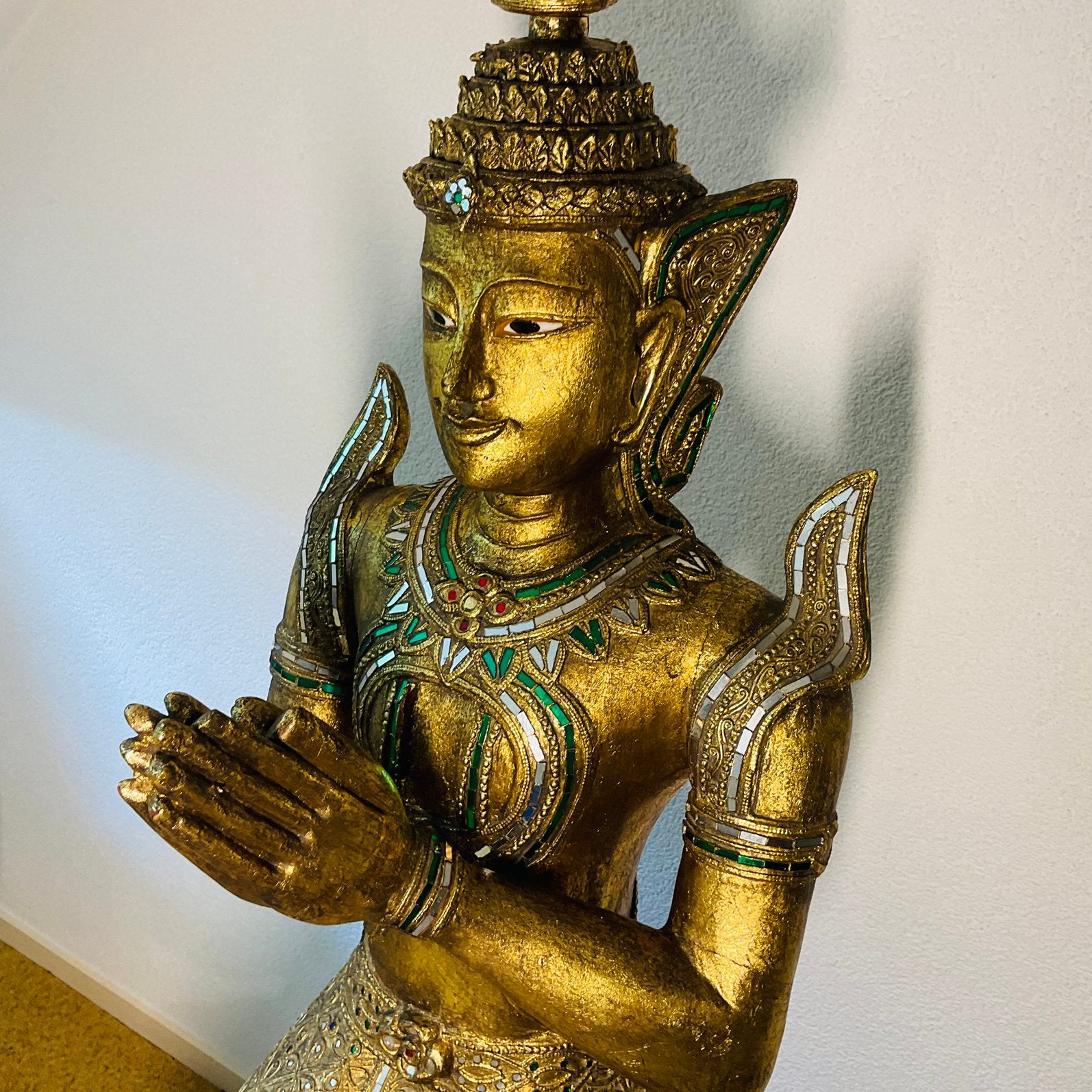 Buddha Boeddhabeeld tempelwachter Boeddha Thailand beeld, Ophalen