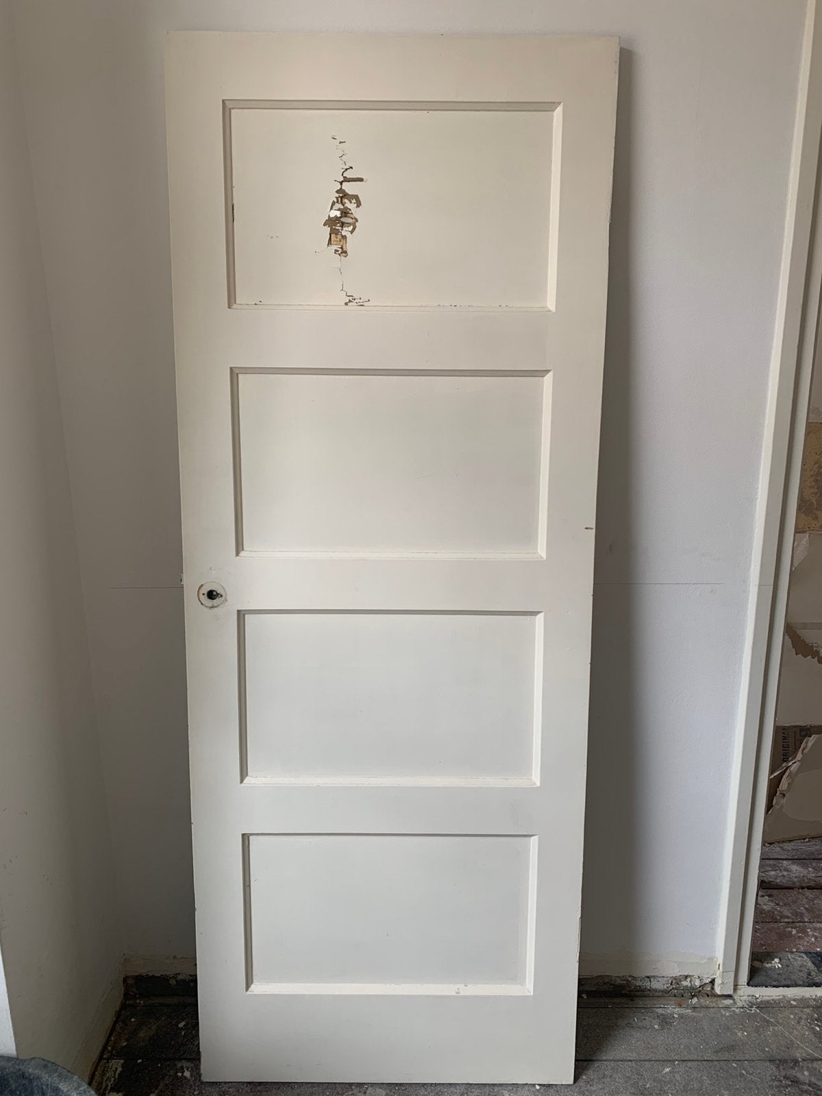 Oude paneel deur aangeboden, Ophalen, Gebruikt, Minder dan 80 cm, Binnendeur