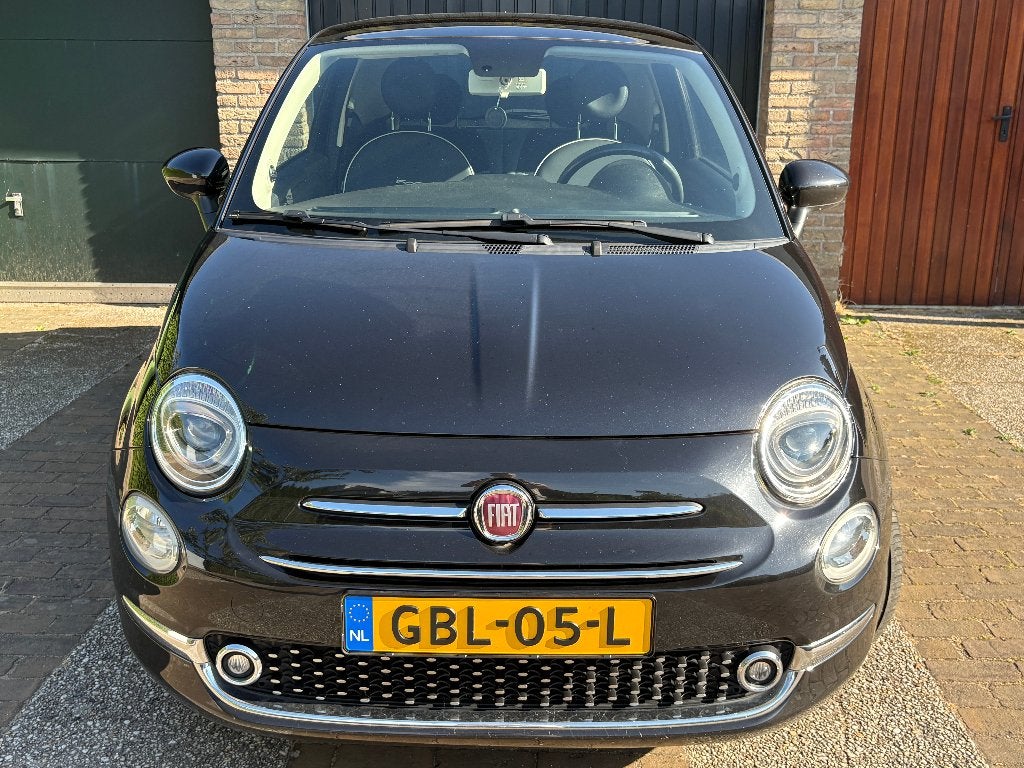 Fiat 500 Lounge 2018 Panoramadak Zwart, Voorwielaandrijving, Dealer onderhouden, Stof, 4 cilinders