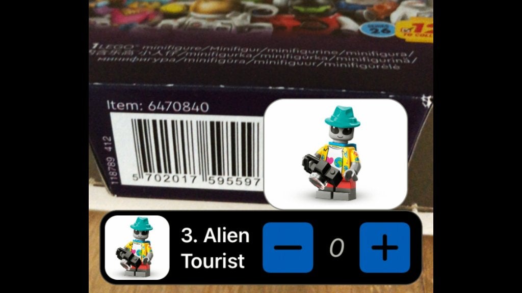 LEGO® Minifiguren - 71046 - Alien Tourist *Nieuw*, Lego, Nieuw, Ophalen of Verzenden, Minifiguren serie