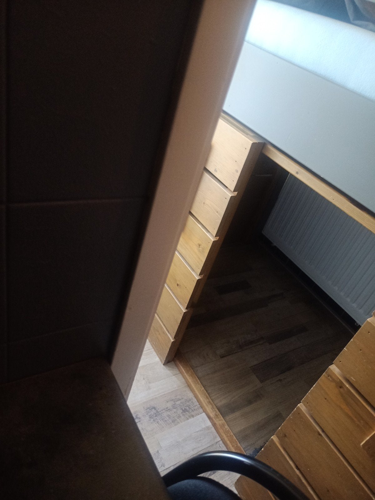 ALTA Original hoogslaper met lades en kast, Huis en Inrichting, Gebruikt, 90 cm, Eenpersoons, Minder dan 160 cm