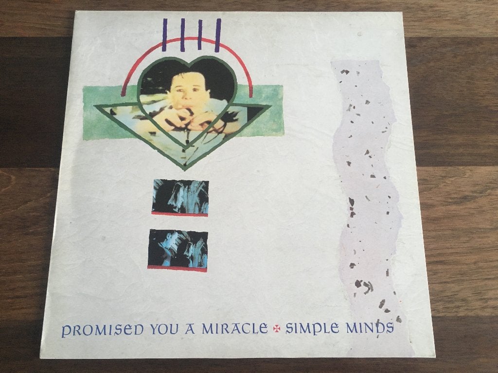 Vinyl Maxisingle Simple Minds Promised You A Miracle UK, Gebruikt, Ophalen of Verzenden, Pop, EP