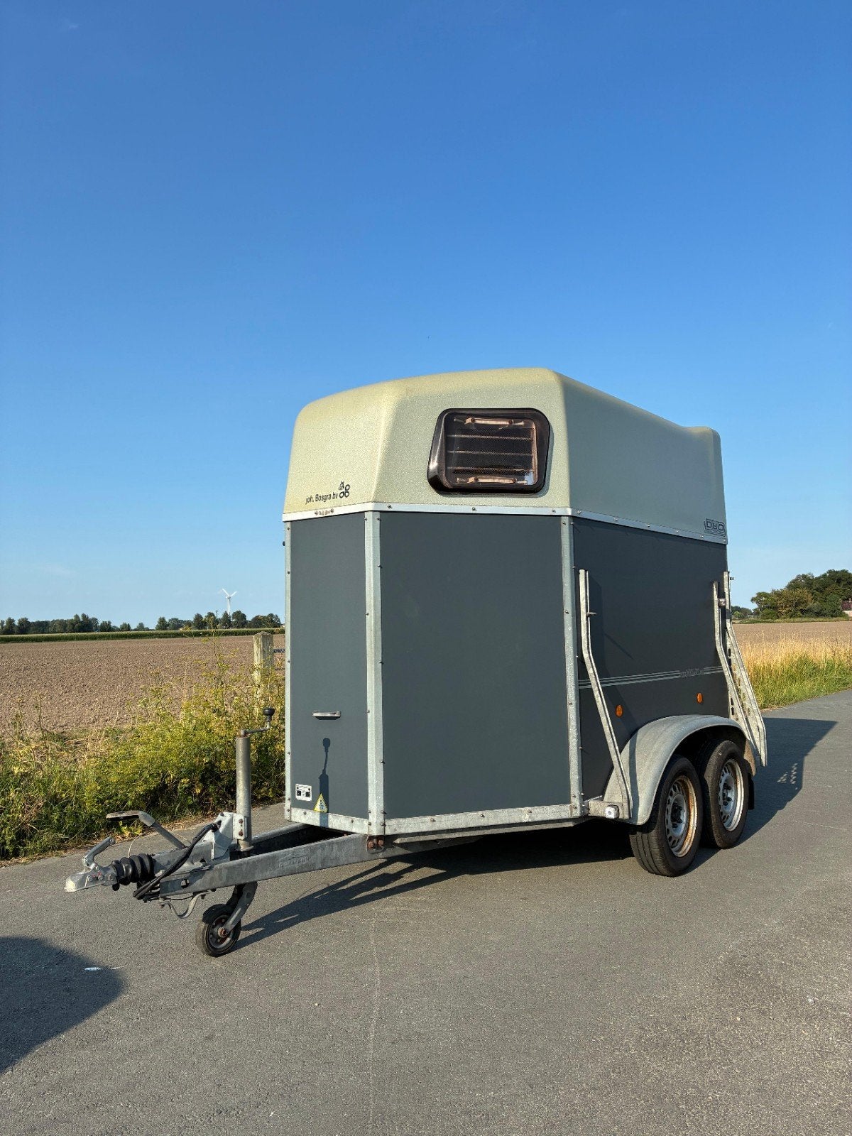 Nette degelijke Böckmann 2 paards trailer, Ophalen, 2-paards trailer