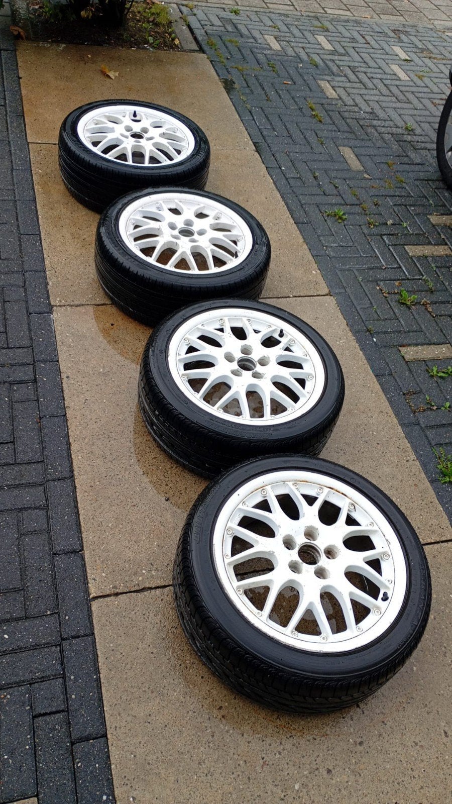 te koop: set originele BBS RA honingraat velgen, Ophalen