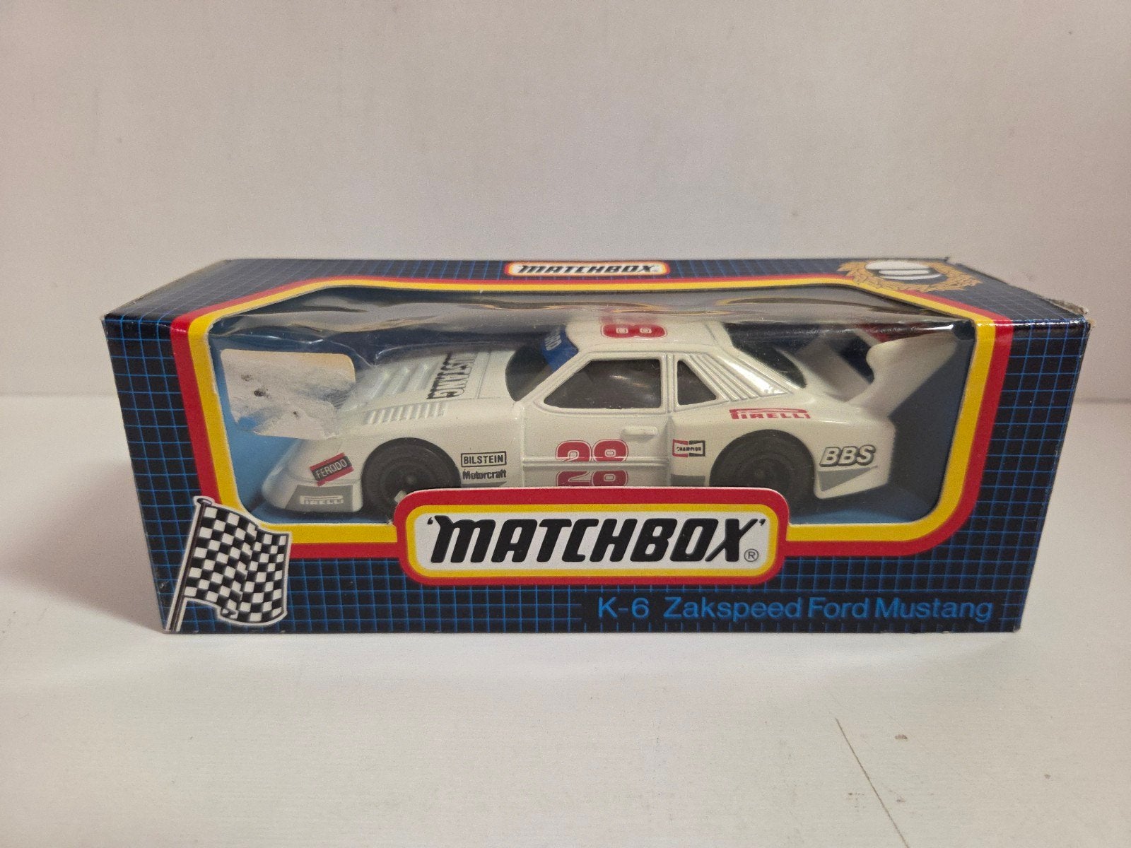 Matchbox Ford Mustang 1:40, Auto, ., Ophalen of Verzenden, Zo goed als nieuw