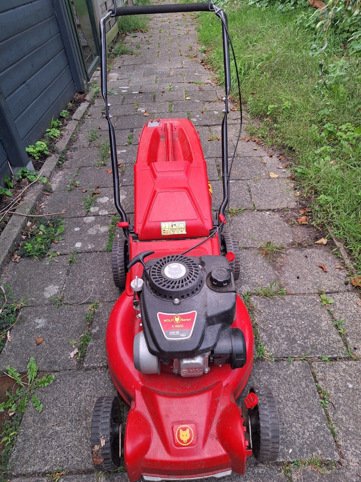 Wolf Garten Benzinemaaier A 4600 - Werkt perfect!, Tuin en Terras, Ophalen, Zo goed als nieuw, Wolf Garten