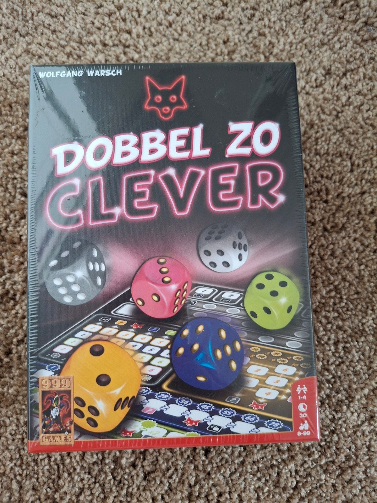 Dobbel Zo Clever dobbelspel - Nieuw in verpakking, Een of twee spelers, Ophalen of Verzenden, Nieuw, 999 Games