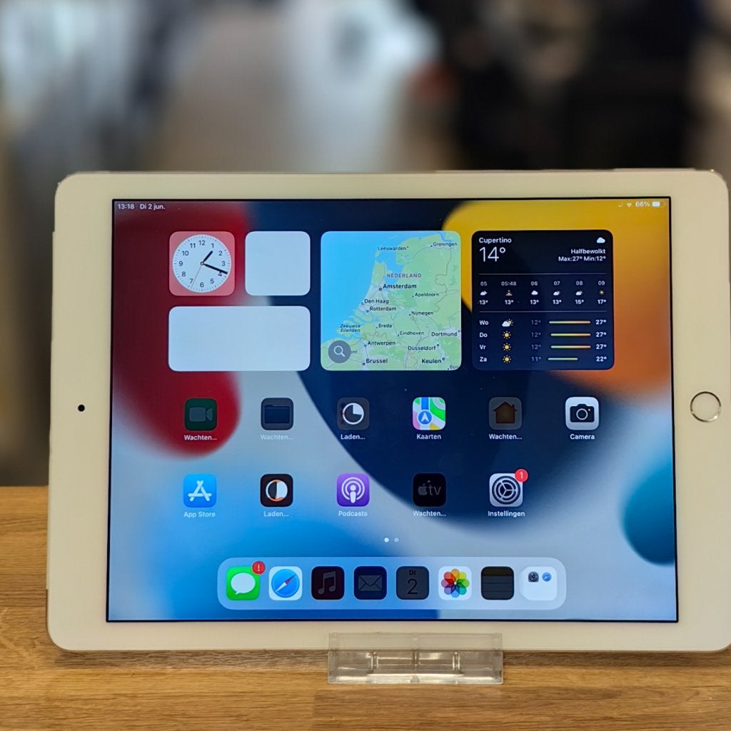 Apple iPad Air 2 16GB Ios 15.8.6 Wit - In Nette Staat, Computers en Software, Apple iPads, Zo goed als nieuw